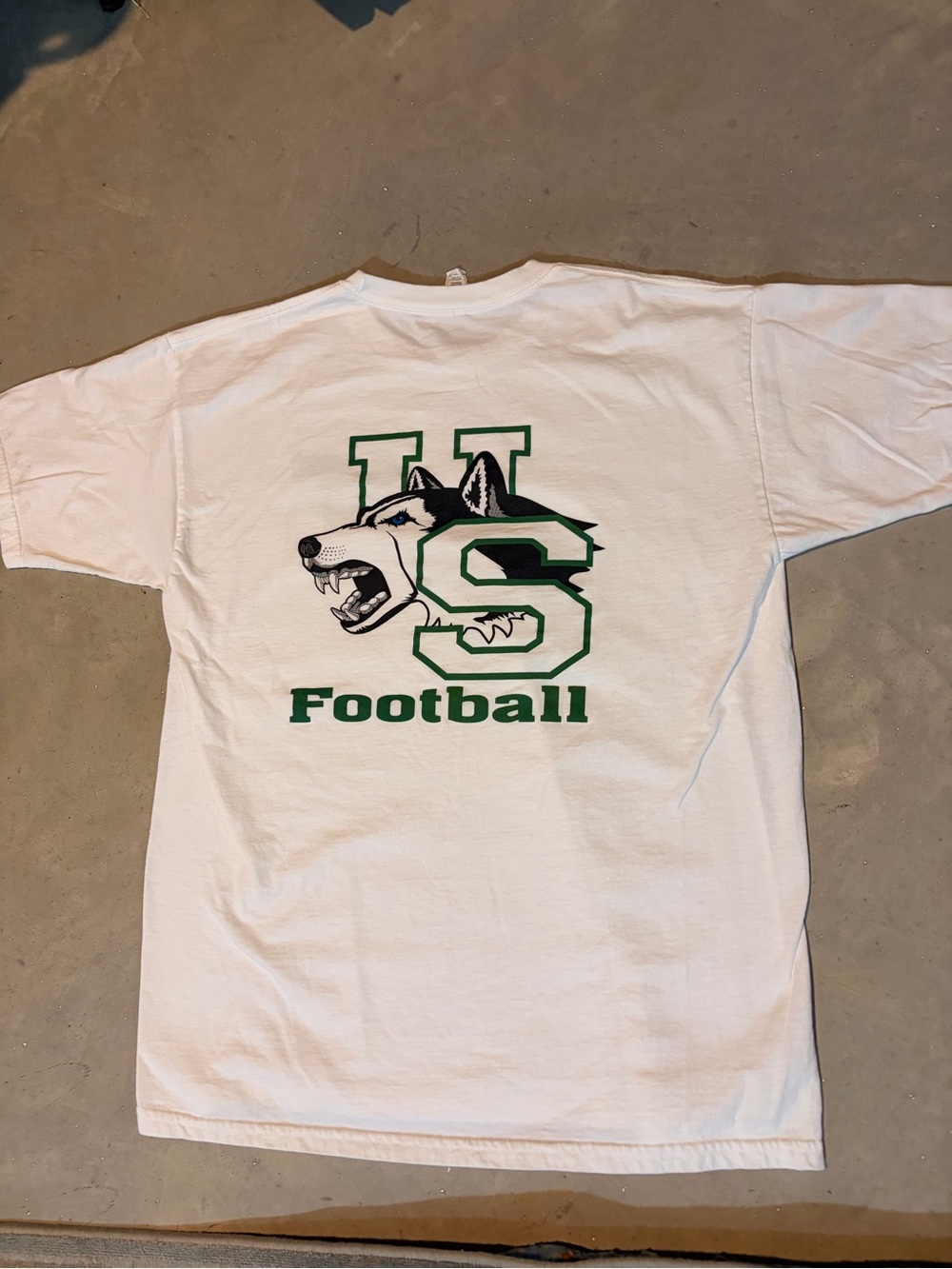 University of Saskatchewan Huskies Football T Shirt Large